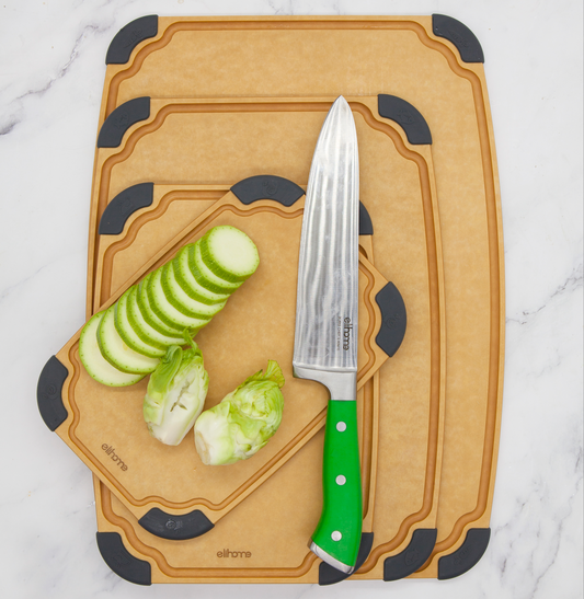 4-in-1 Wooden Cutting Board Set