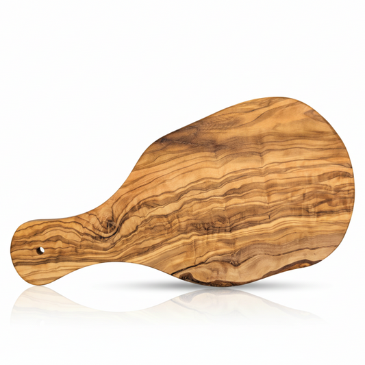 Olive Wood Cutting Board with Handle