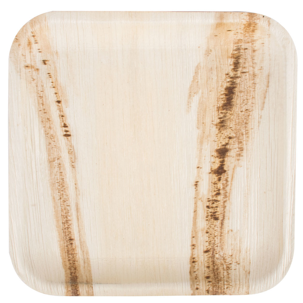 Palm Leaf Square Plates, 10"
