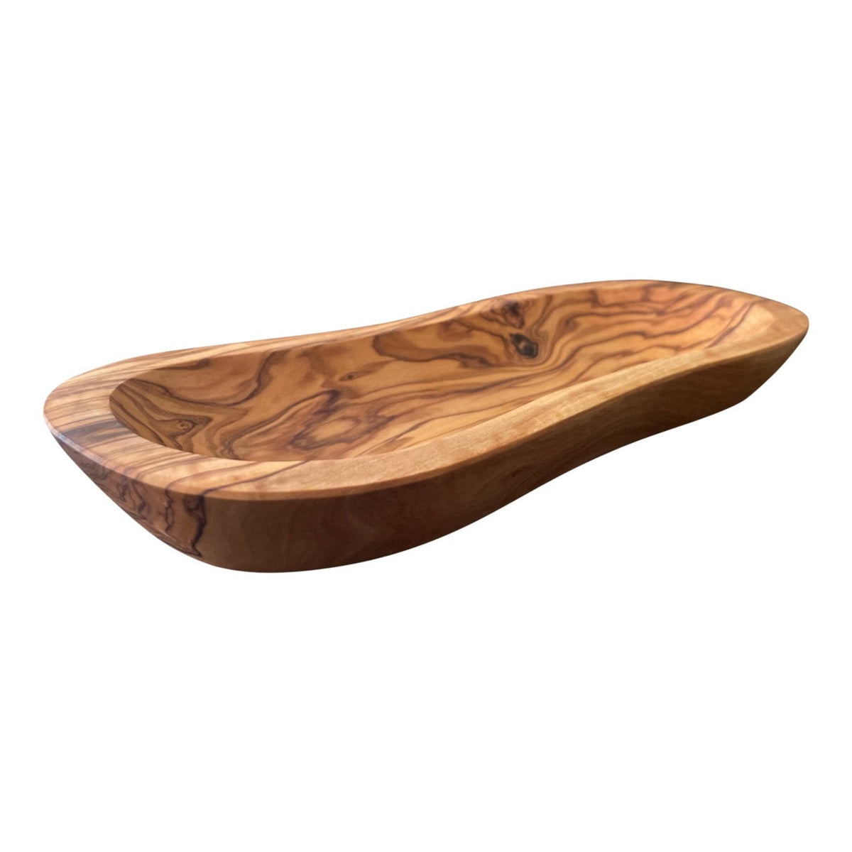 Mediterranean Olive Wood Serving Bowl