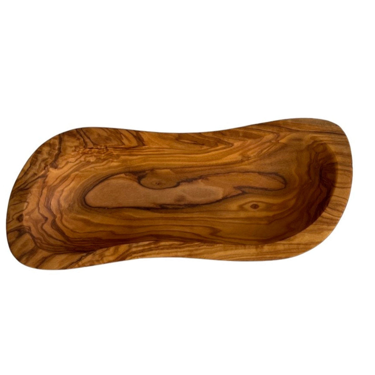 Mediterranean Olive Wood Serving Bowl
