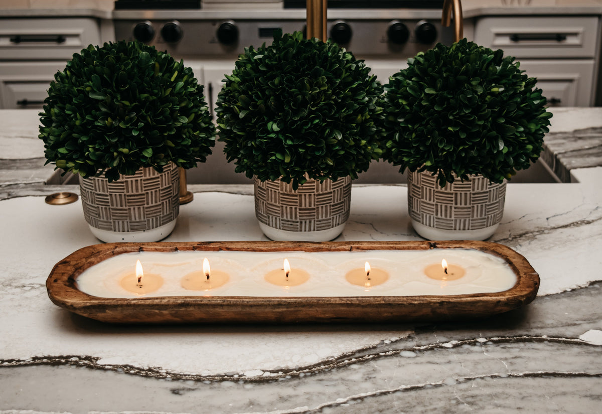 Dough Bowl Candle, 5-Wick